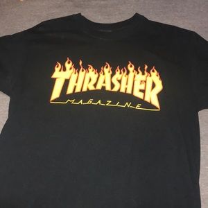 Black Thrasher shirt size M
